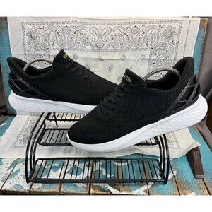 Kizik Athens Hands Free Black Knit Running Shoes Sneaker Men Size 11.5 Wide